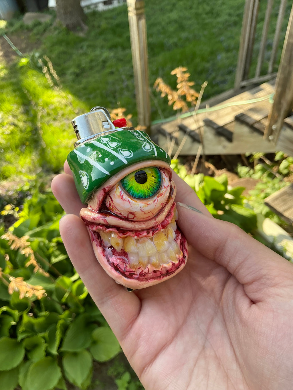 Grove street inspired monster lighter case