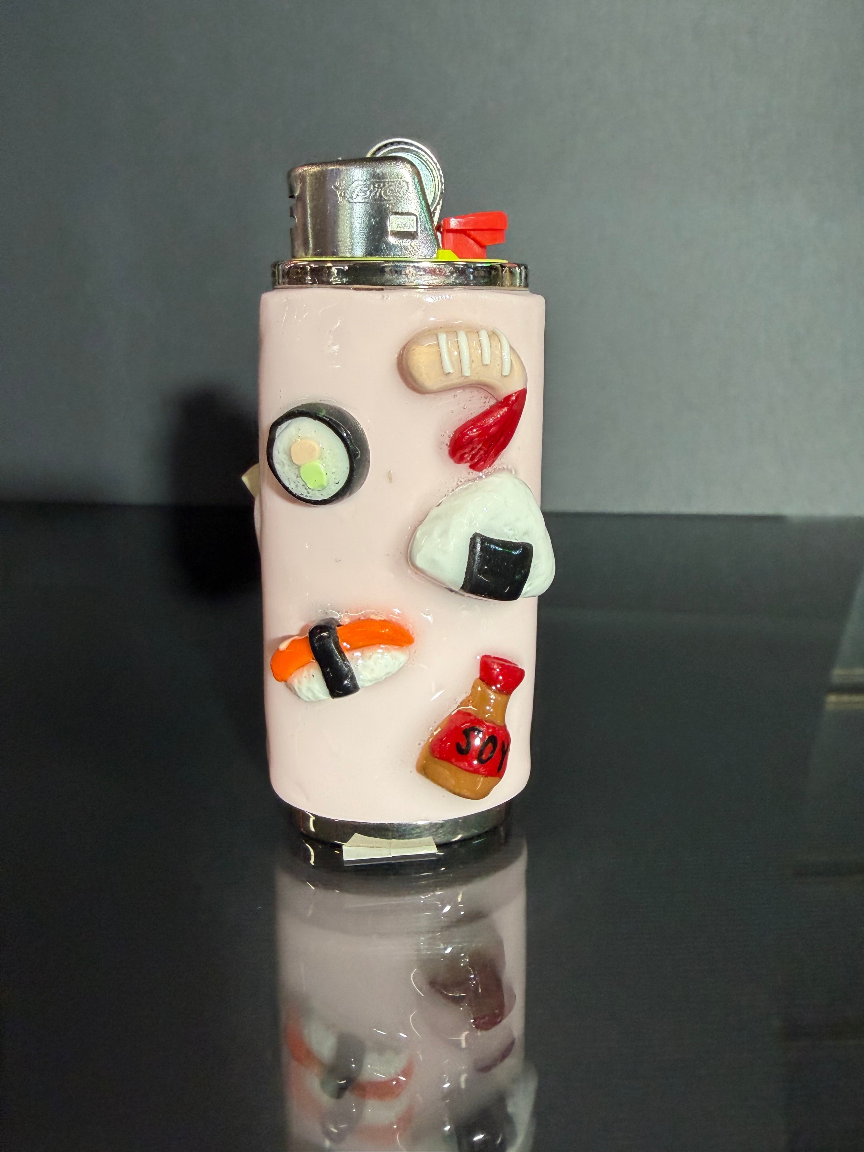 Sushi kawaii lighter case