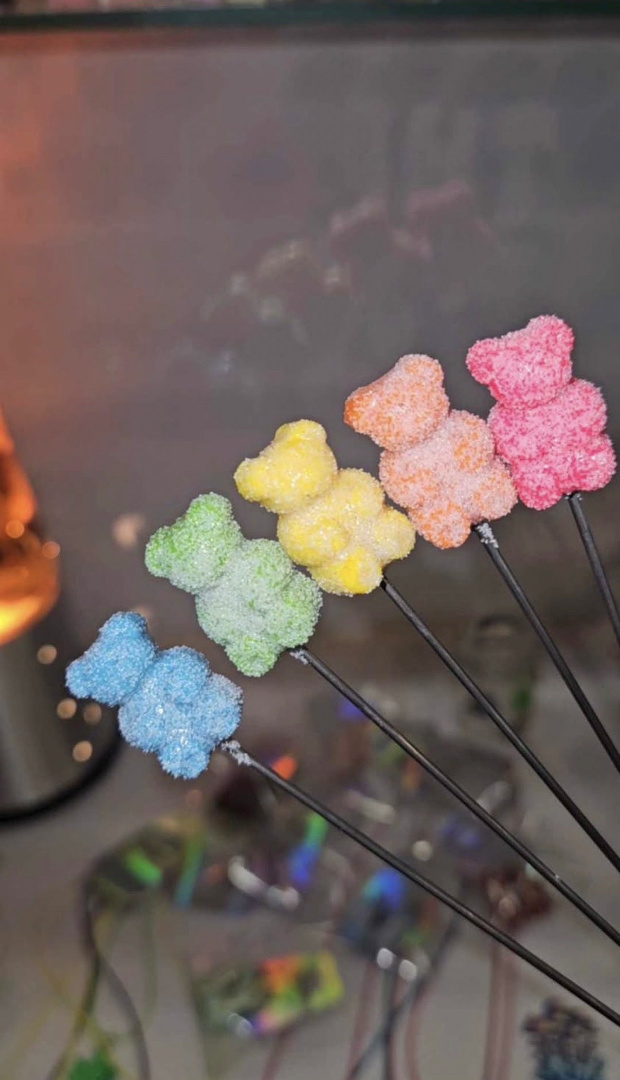 Sour Gummy bear poker
