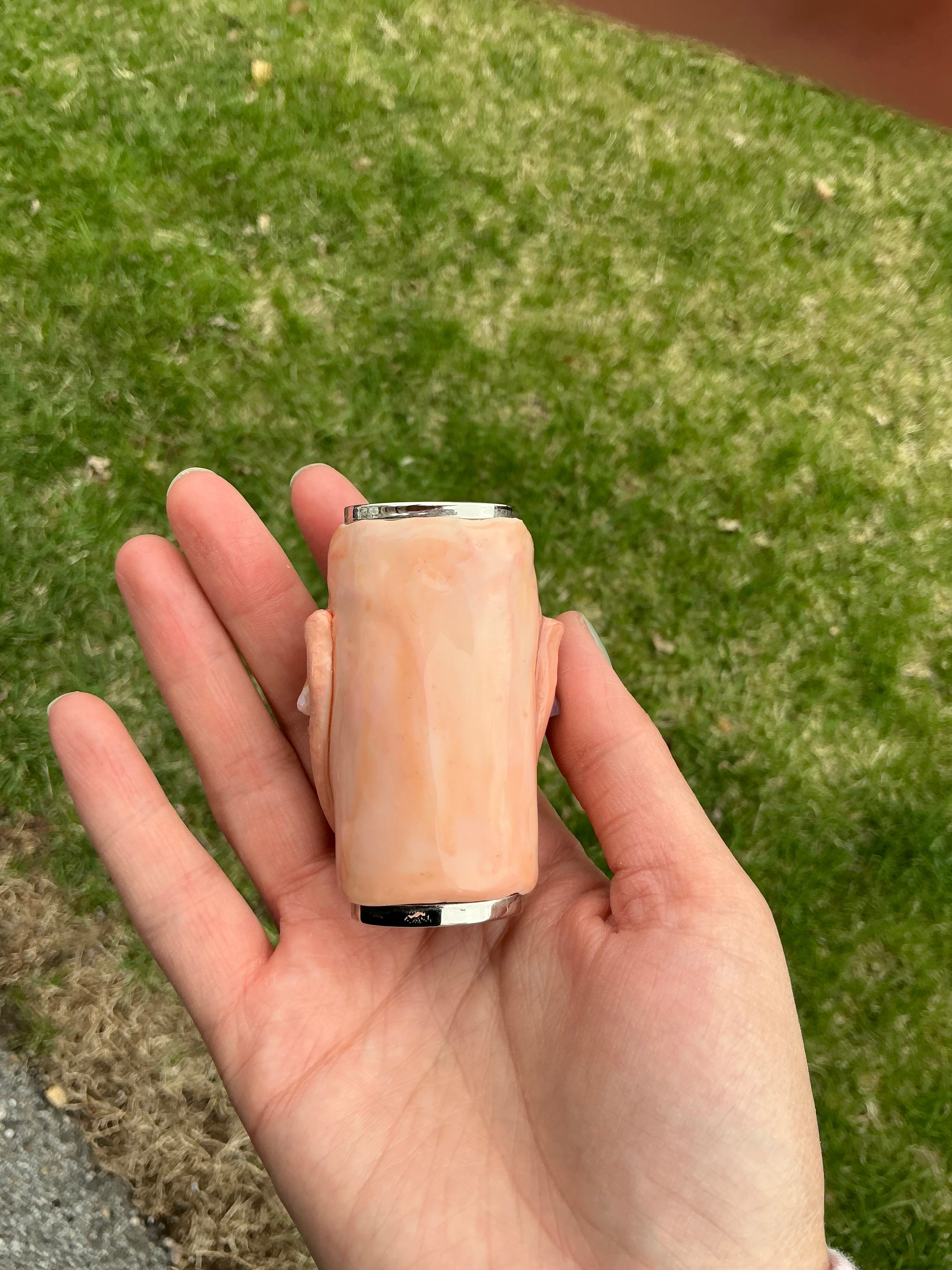 Cloudy stoned monster lighter case
