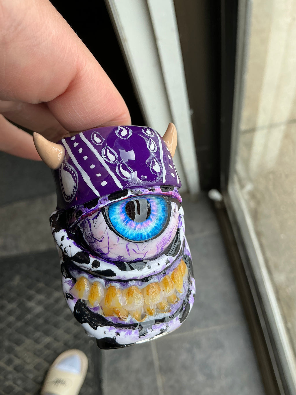Purple mad cow lighter case