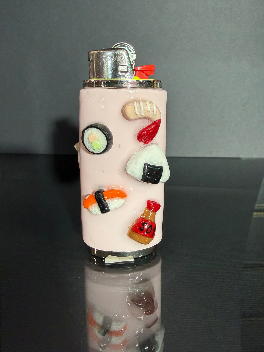 Sushi kawaii lighter case