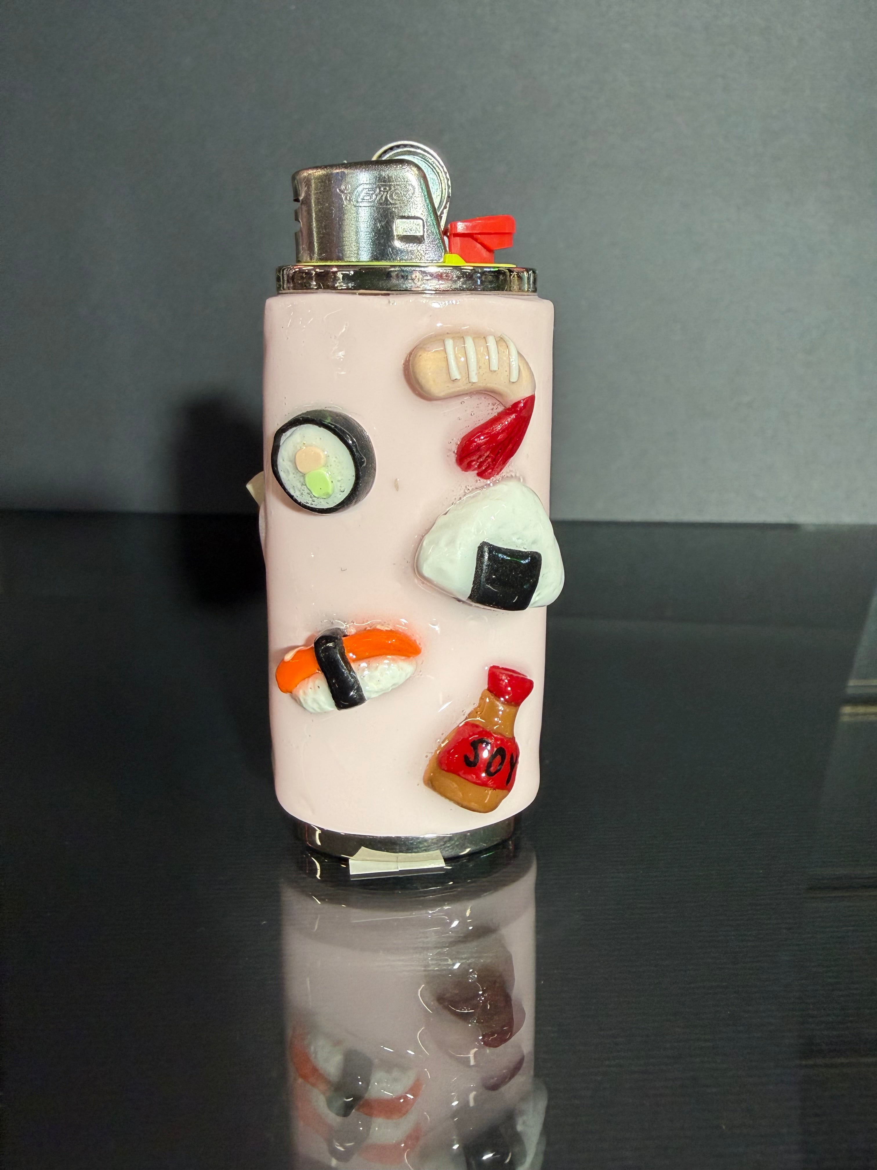 Sushi kawaii lighter case