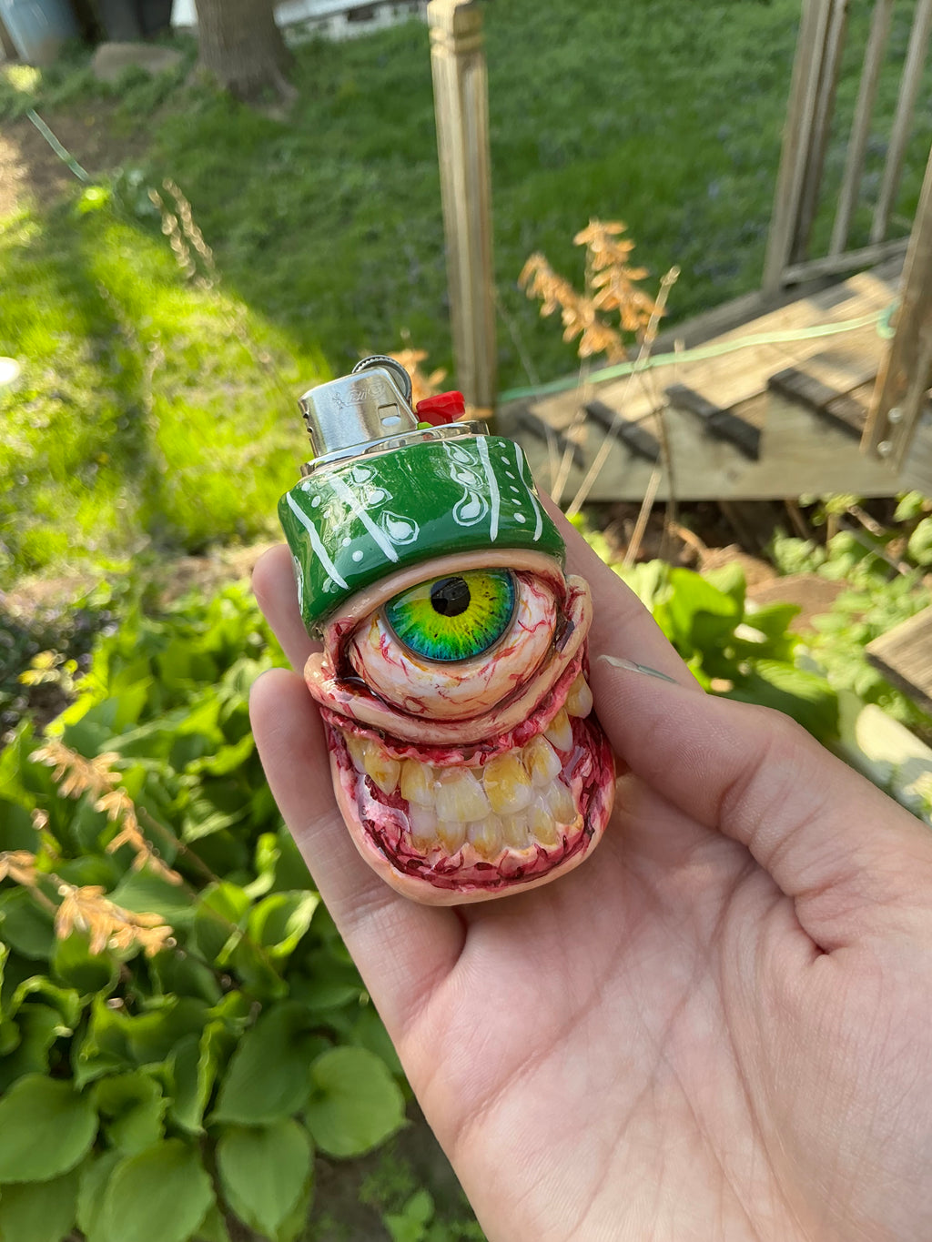Grove street inspired monster lighter case