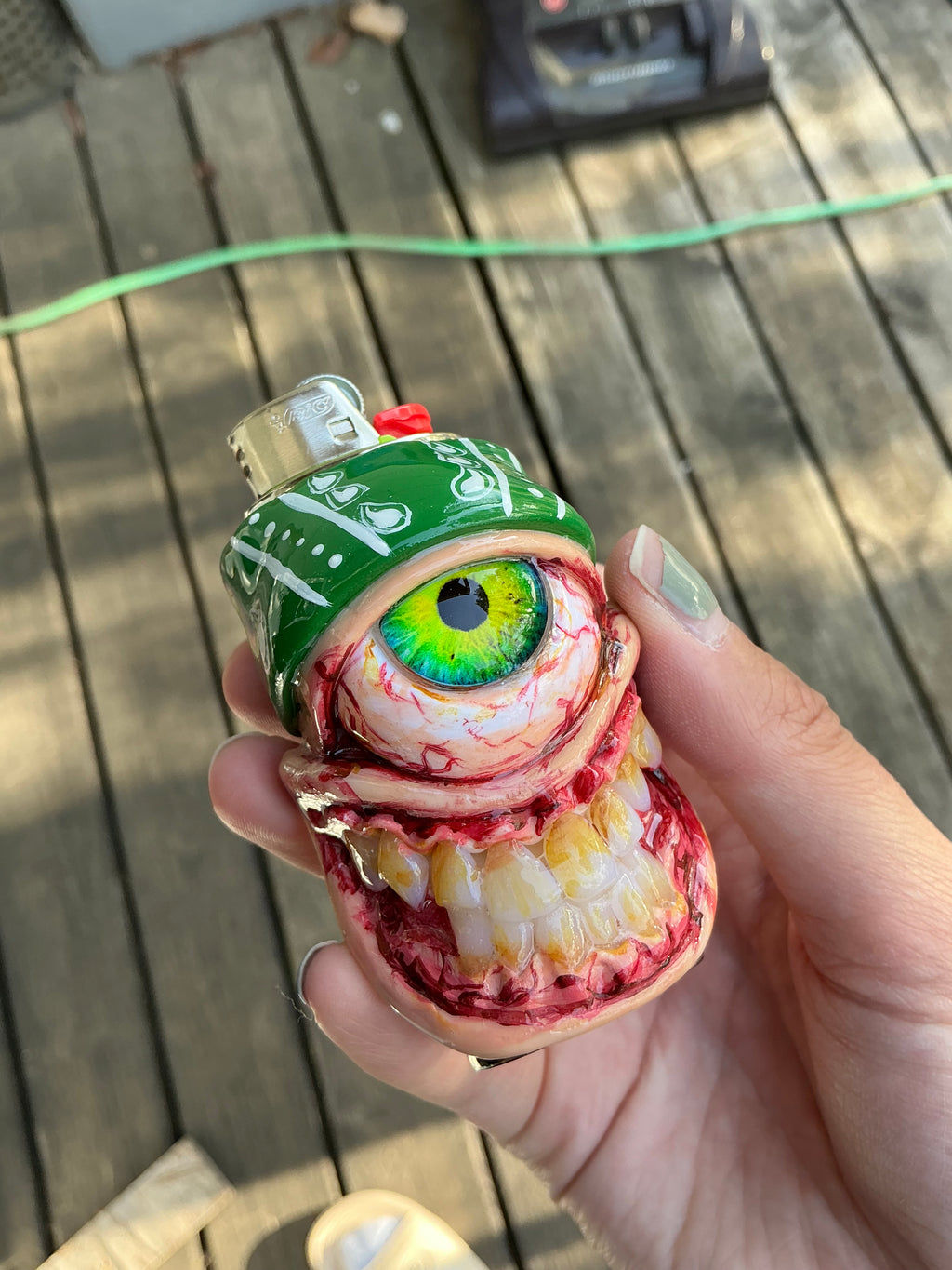 Grove street inspired monster lighter case