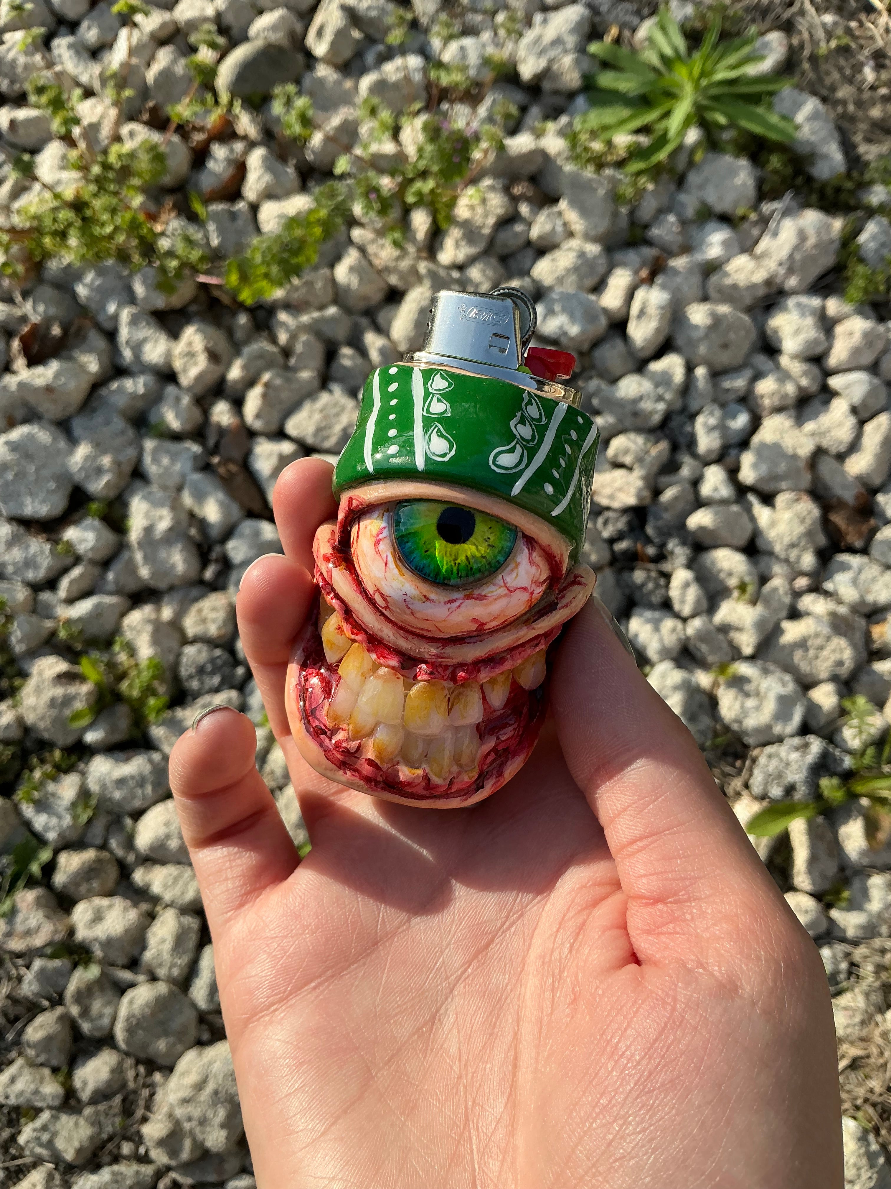 Grove street inspired monster lighter case