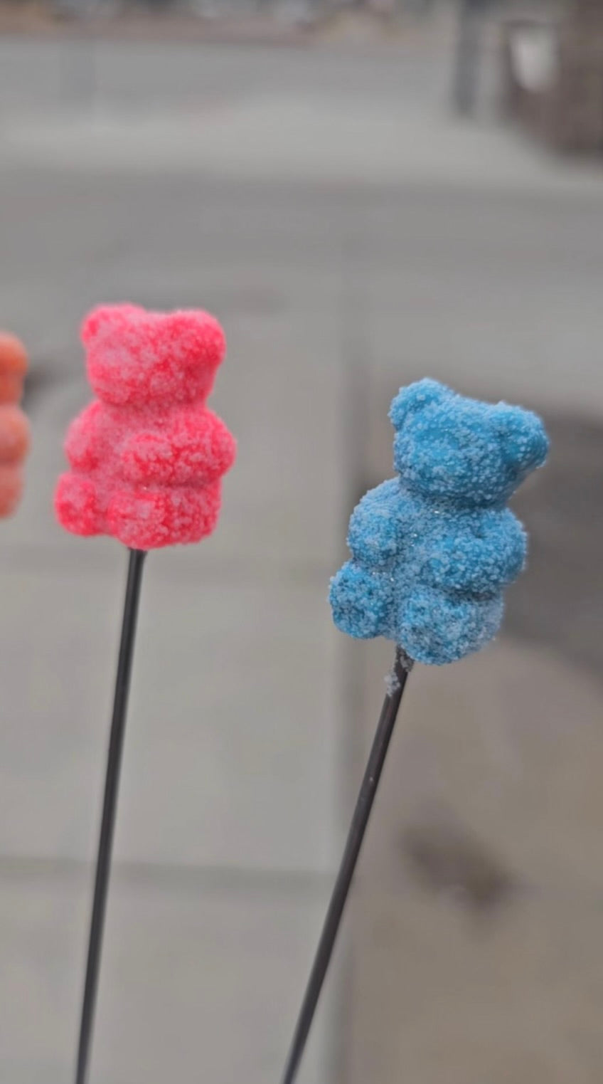 Sour Gummy bear poker