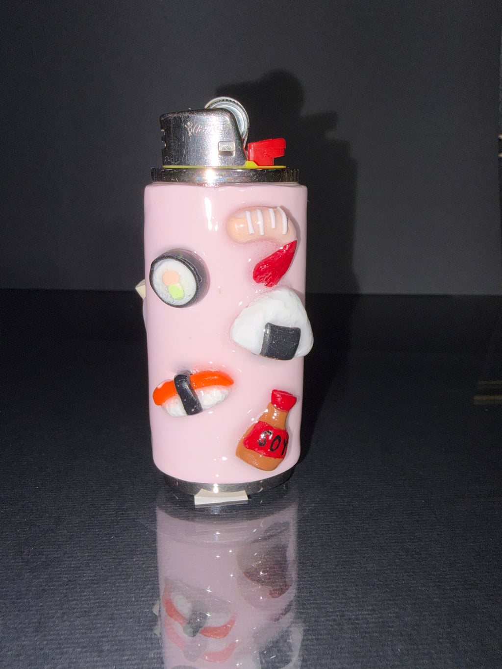Sushi kawaii lighter case