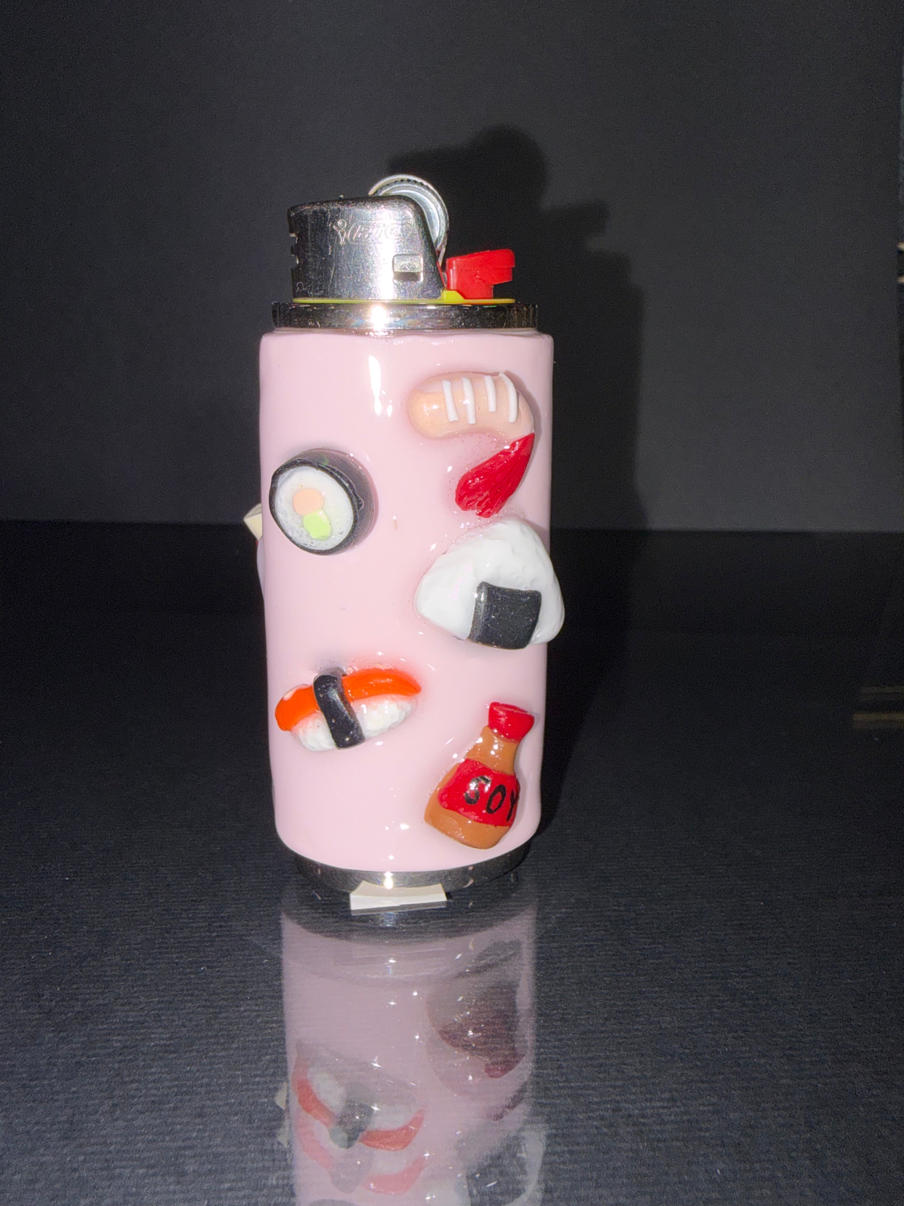 Sushi kawaii lighter case