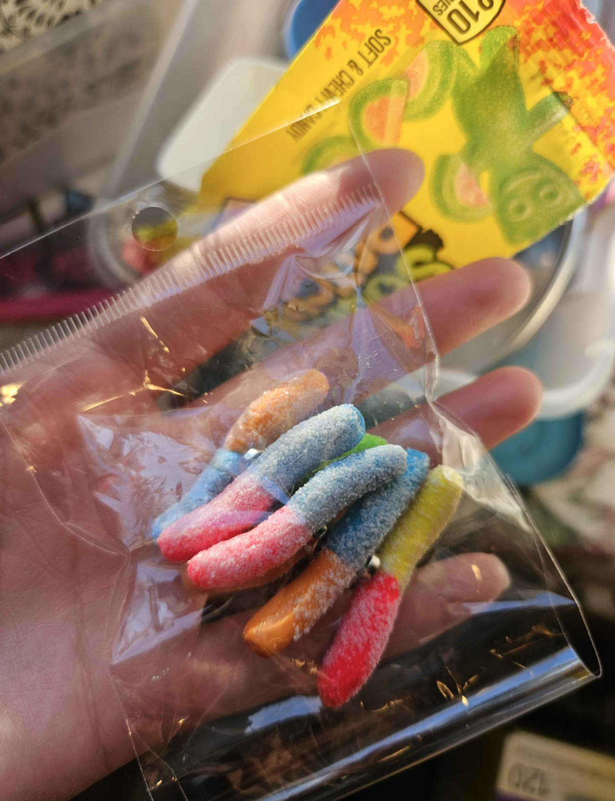 Sour Gummy Worm Magnets