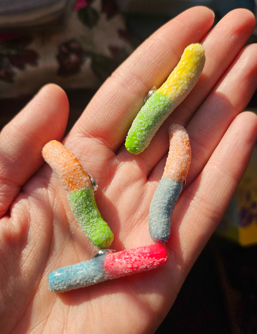 Sour Gummy Worm Magnets
