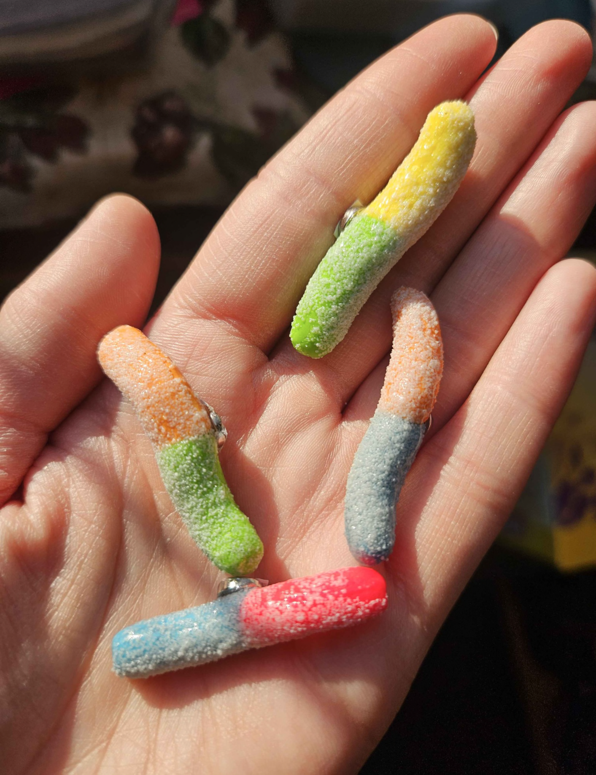 Sour Gummy Worm Magnets