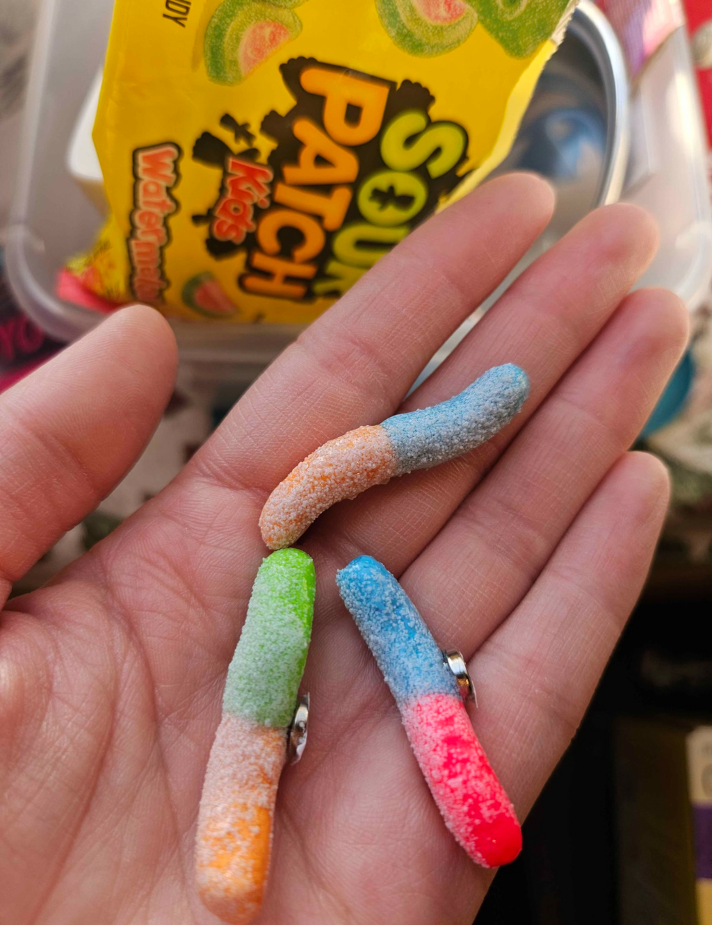 Sour Gummy Worm Magnets