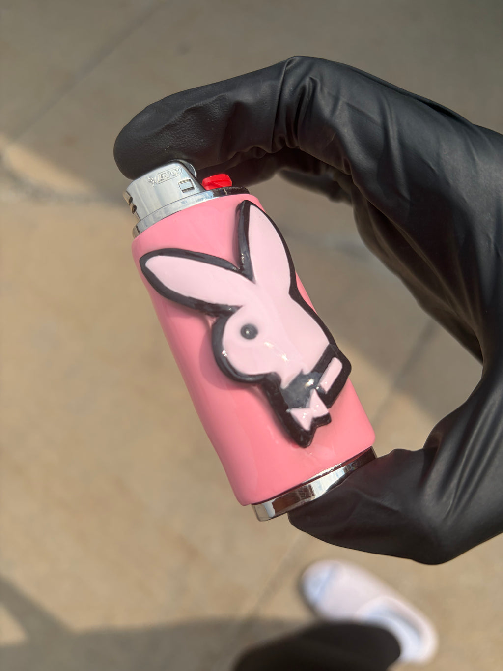 Playboy Bunny Pink and Black Lighter Case