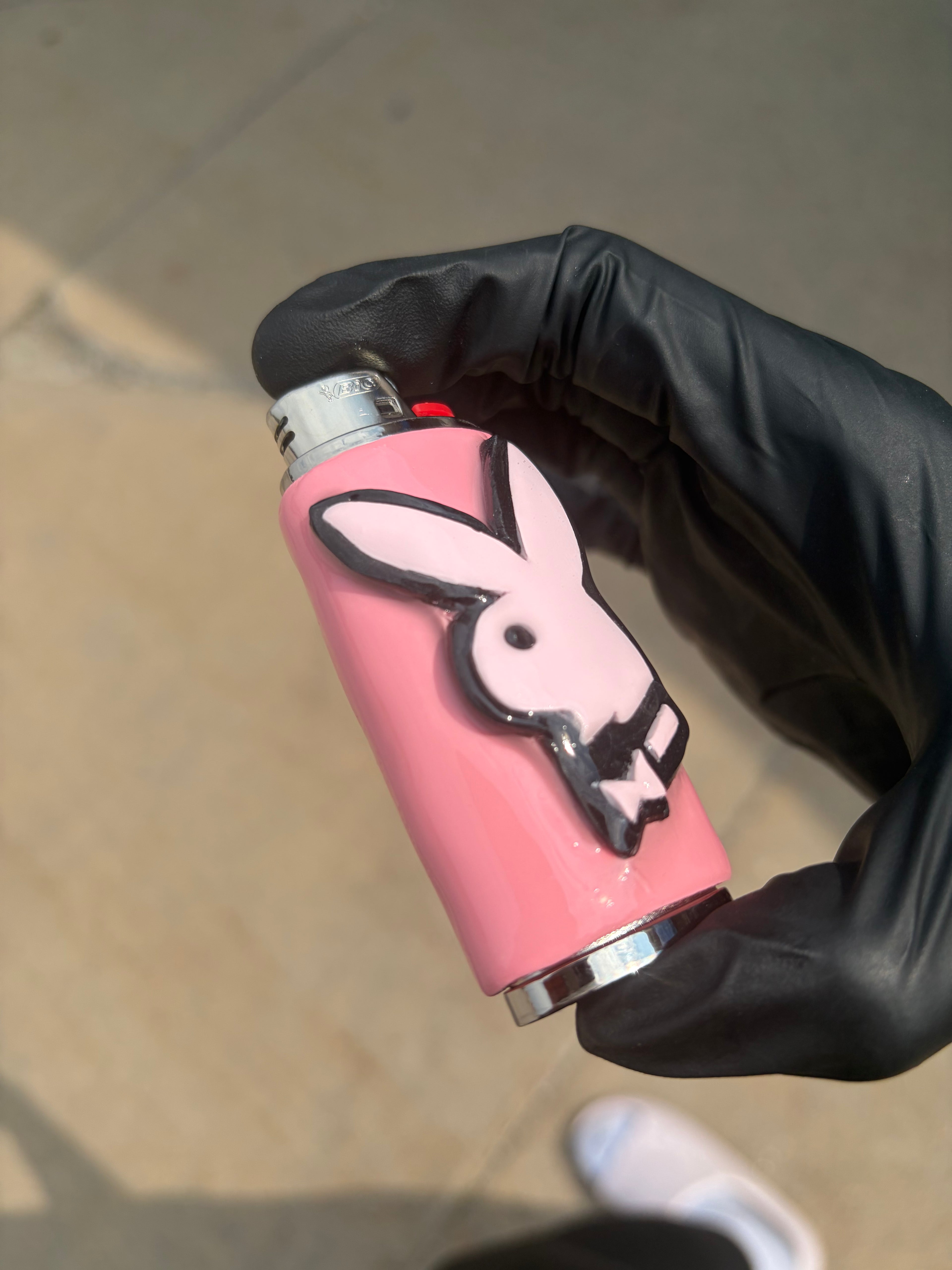 Playboy Bunny Pink and Black Lighter Case