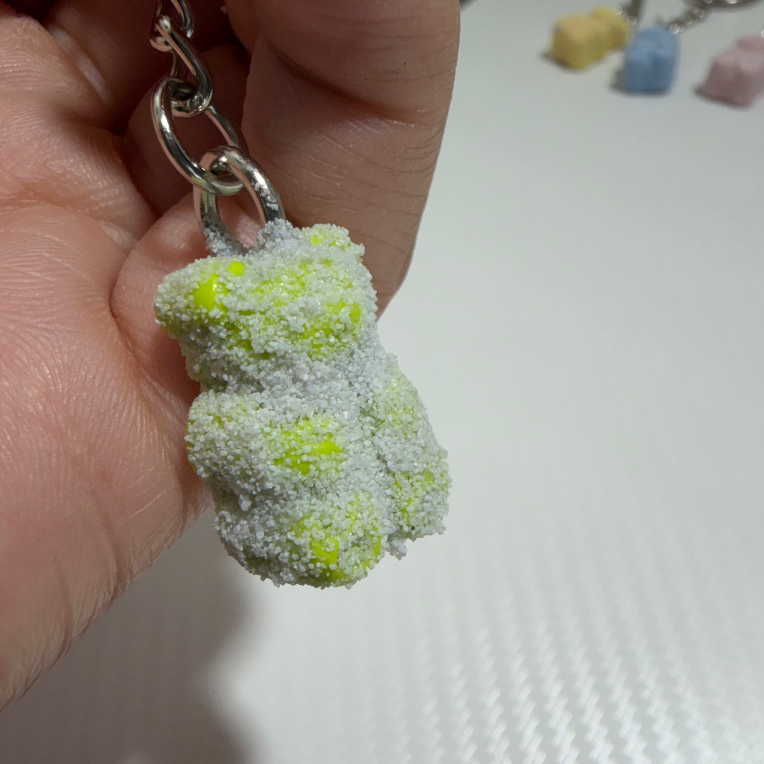 Sour Gummy Bear Keychain