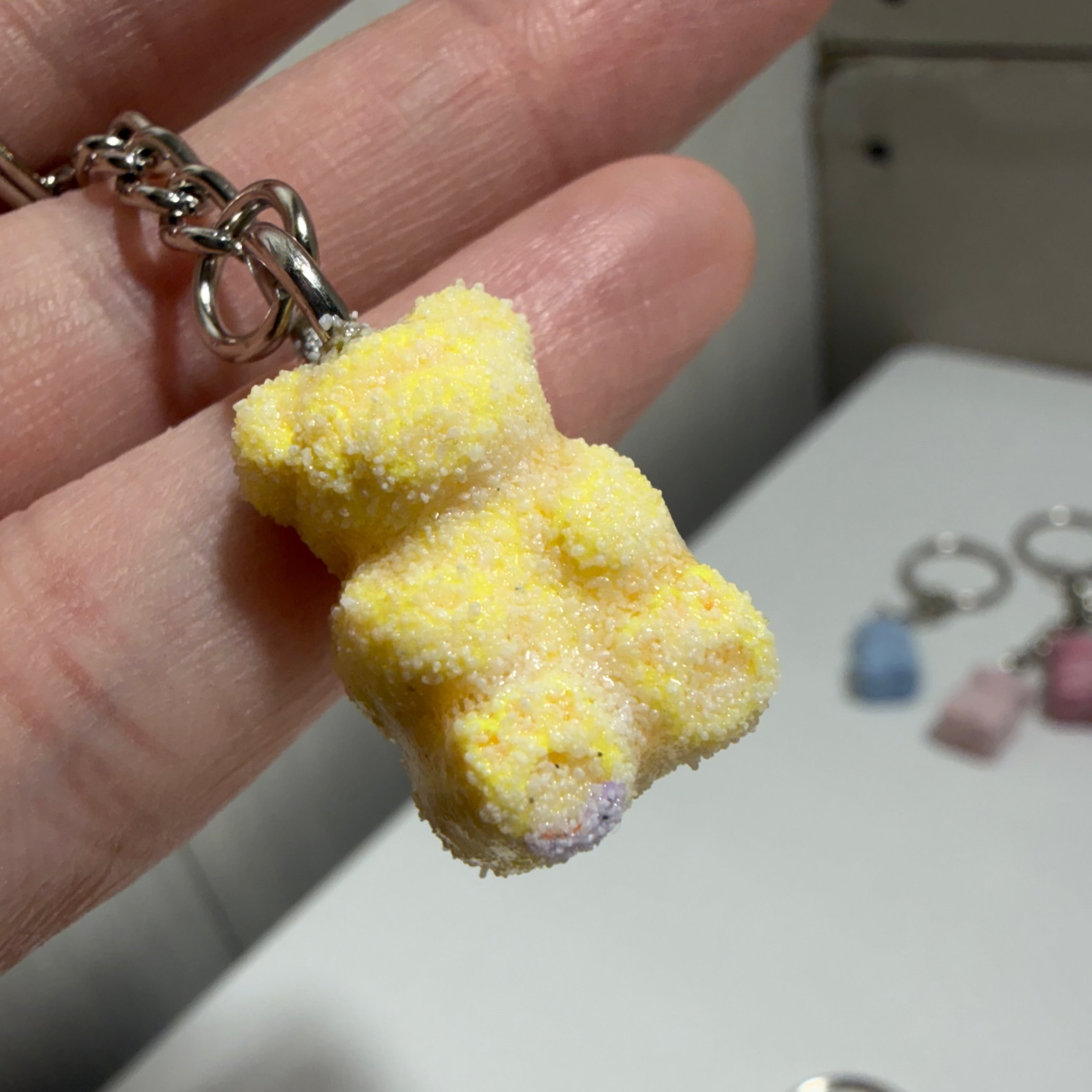 Sour Gummy Bear Keychain