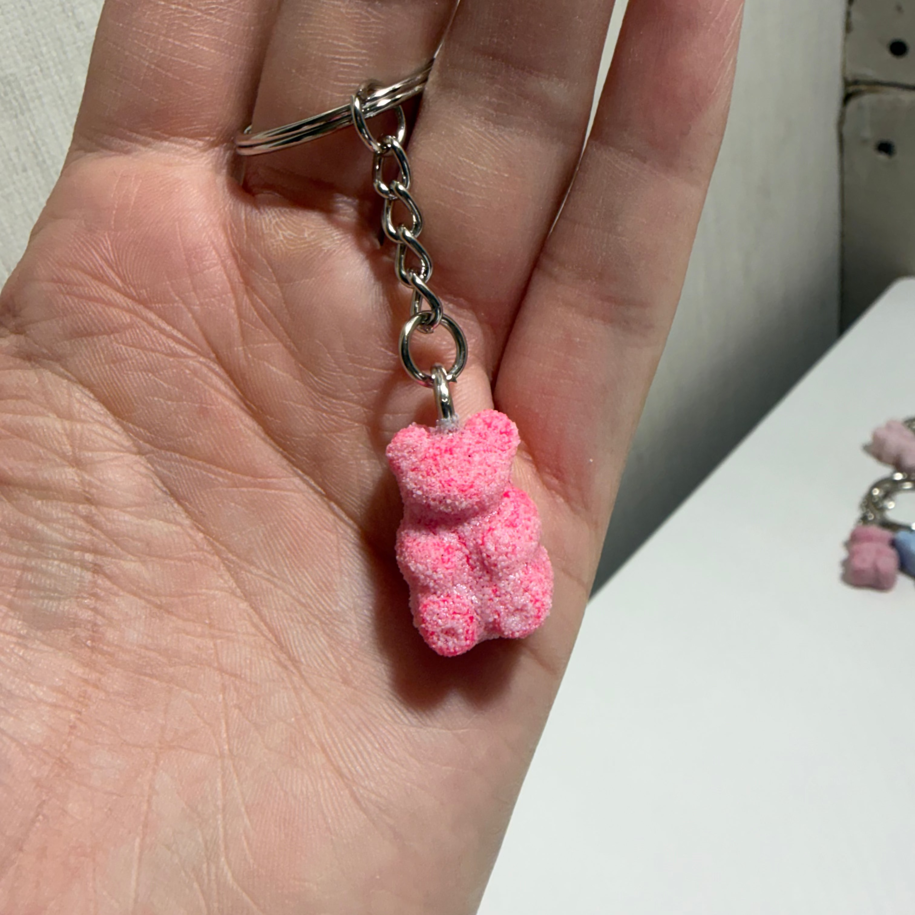 Sour Gummy Bear Keychain