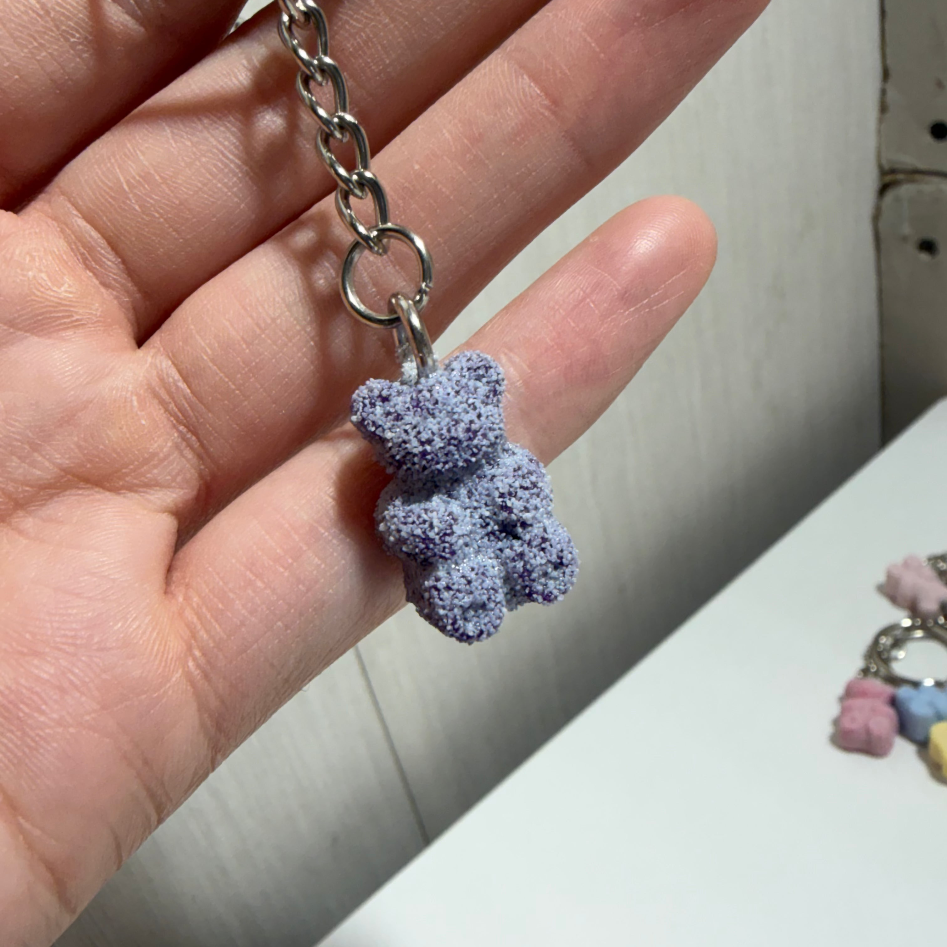 Sour Gummy Bear Keychain
