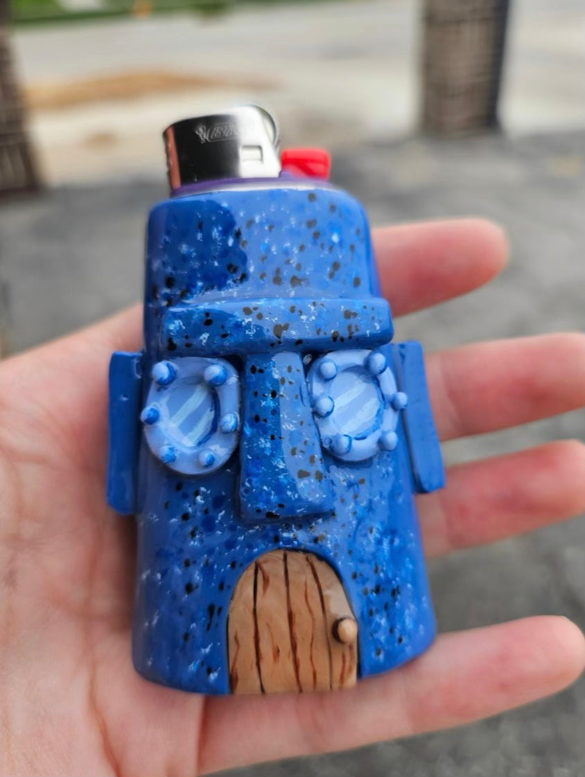 Squidward's House Lighter Case