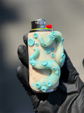 Teal Octopus Tentacle Lighter Case